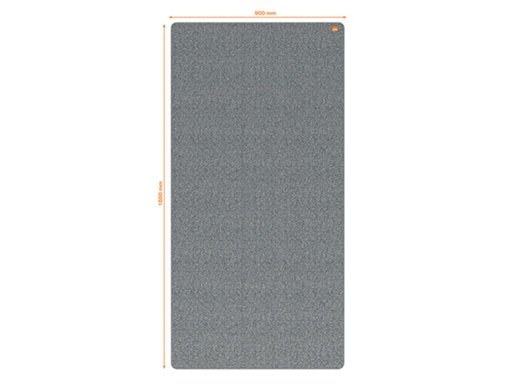 NOBO - PIZARRA BLANCA MOVE&MEET CON TABLERO DE ANUNCIOS PORTATIL MARCO GRIS DOBLE CARA MAGNETICA 1800X900 MM (Ref.1915561)