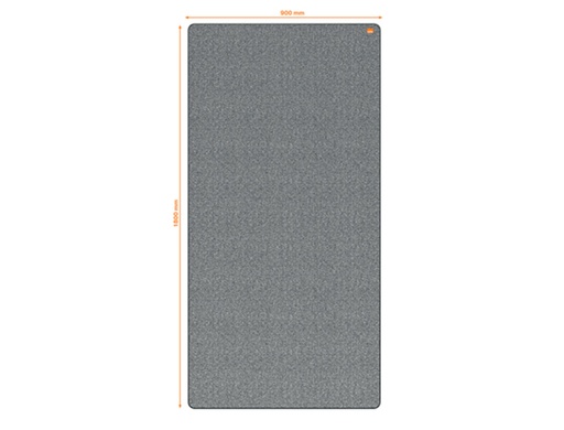 NOBO - PIZARRA BLANCA MOVE&MEET CON TABLERO DE ANUNCIOS PORTATIL MARCO NEGRO DOBLE CARA MAGNETICA 1800X900 MM (Ref.1915562)