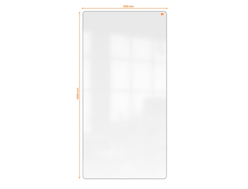 NOBO - PIZARRA BLANCA MOVE&MEET EXTRAIBLE Y PORTATIL MARCO GRIS DOBLE CARA MAGNETICA 1800X900 MM (Ref.1915563)
