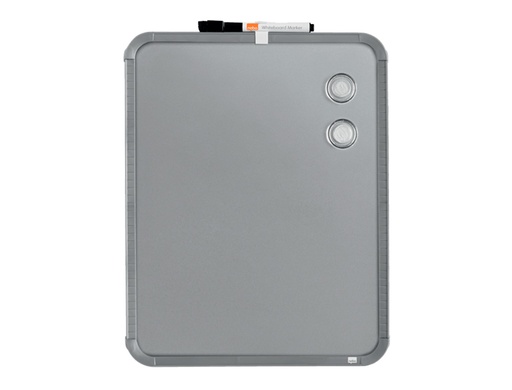 NOBO - PIZARRA MAGNETICA PARA EL HOGAR ACERO MARCO SLIM PLATA 280X360 MM (Ref.QB05442CD)