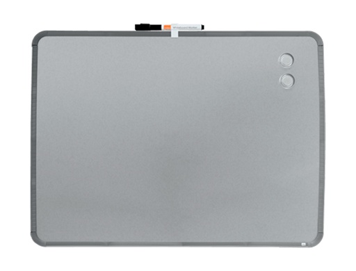 NOBO - PIZARRA MAGNETICA PARA EL HOGAR ACERO MARCO SLIM PLATA 430X580 MM (Ref.QB05742C)