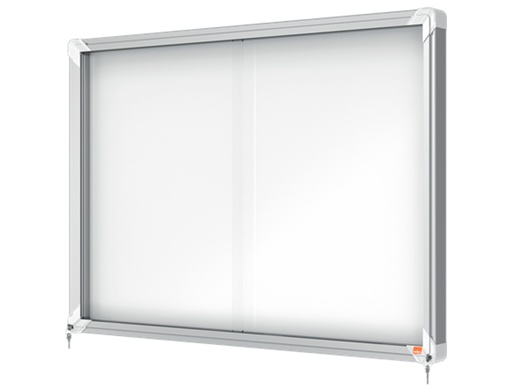 NOBO - VITRINA DE ANUNCIOS PREMIUM PLUS MAGNETICA CON PUERTA CORREDERA 8 X DIN A4 689X972X54 MM (Ref.1902569)