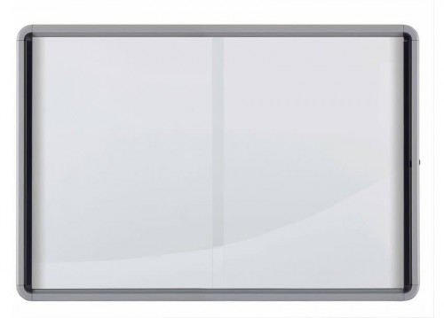 NOBO - VITRINA de INTERIOR BLANCA MAGNETICA para 12 hojas A4 (Ref.1902570)