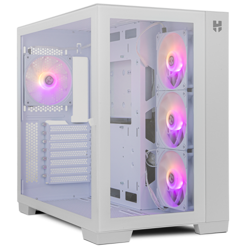 NOX - Caja Miditorre Deluxe HUMMER ASTRA Blanca (Ref.NXHUMMERASTRAWH)