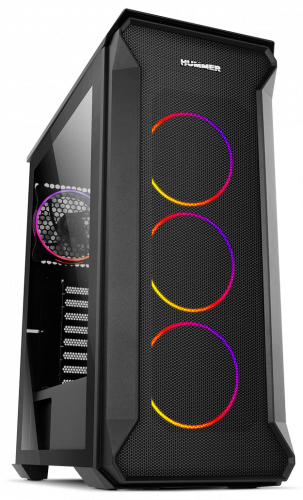 NOX - Hummer Quantum Mini Tower Negro (Ref.NXHUMMERQUANTUM)