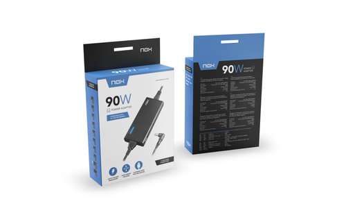NOX - Cargador para portátil 90W USB (Ref.NXPWR90NB)