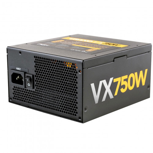 NOX - Urano VX Bronze Edition unidad de fuente de alimentación 750 W 20+4 pin ATX ATX Negro, Naranja (Ref.NXURVX750BZ)