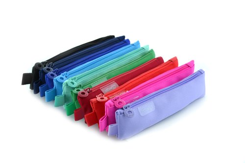 OFFICE BOX - PORTA LAPICES COLOR LINE MINI CON CREMALLERA (Ref.59411)