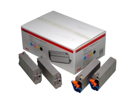 OKI - TONER C9300/9500 RAINBOW PACK (15.000 PAG./COLOR) TYPE C5 (Ref.1101101)