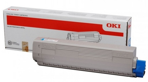 OKI - Toner MC861 MC861+ Cian 10k (Ref.44059255)