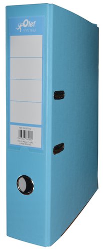OLEF - ARCHIVADOR palanca PLASTIF.COLOR A4 75mm AZUL CLARO (Ref.OL2070AC)