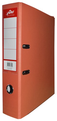 OLEF - ARCHIVADOR palanca PLASTIF.COLOR A4 75mm NARANJA (Ref.OL2070NA)
