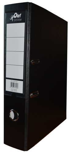 OLEF - ARCHIVADOR palanca PLASTIF.COLOR A4 75mm NEGRO (Ref.OL2070NE)
