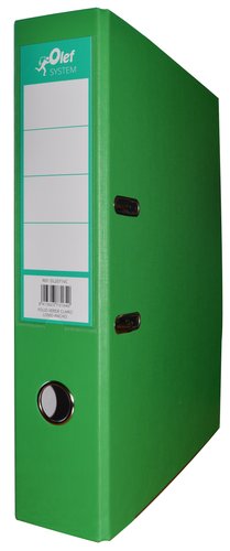 OLEF - ARCHIVADOR palanca PLASTIF.COLOR A4 75mm VERDE CLARO (Ref.OL2070VC)