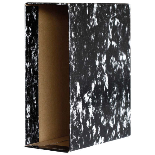 OLEF - CAJA para ARCHIVADOR 4º APAISADO 82mm JASPEADO (Ref.7150000)