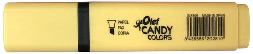 OLEF - MARCADOR FLUOR PASTEL AMARILLO (Ref.OLF509)