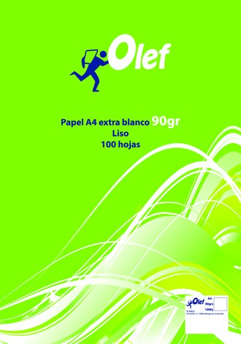 OLEF - PAPEL A4 /PACSA 90g 100h LISO (Ref.PLA90LS)