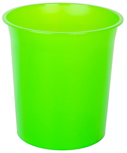 OLEF - PAPELERA PLASTICO CERRADA 16 LITROS TRASLUCIDO KIWI (Ref.PTRKI/2001 KW TL)