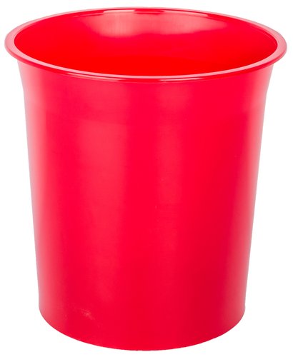 OLEF - PAPELERA PLASTICO CERRADA 16 LITROS TRASLUCIDO ROJA (Ref.PTRRO/2001 RJ TL)