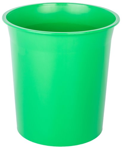 OLEF - PAPELERA PLASTICO CERRADA 16 LITROS VERDE (Ref.POPVE/2001 VE)