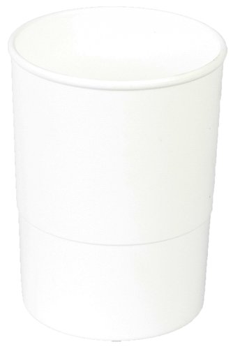 OLEF - PORTA LAPICES PLASTICO REDONDO BLANCO (Ref.PLOPBL/790BL)