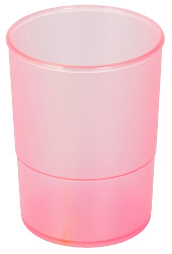 OLEF - PORTA LAPICES PLASTICO REDONDO TRASLUCIDO FUCSIA (Ref.PLTRFUC/790 FC TL)