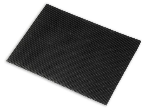 ONDULACOLOR - CARTON ONDULADO 328g HOJA 50x65 cm NEGRO PAQUETE de 5 (Ref.5913)