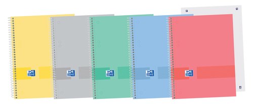 OXFORD - &YOU CUADERNO EUROPEANBOOK 0 ESPIRAL 80H LISO T/EXTRADURAS A5+ SURTIDO -5U- (Ref.400149498)