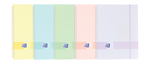OXFORD - CARPETA DE FUNDAS ESPIRAL LIVE & GO TP A4 C/GOMA 20 FUNDAS - SURTIDO PASTEL (Ref.400146212)