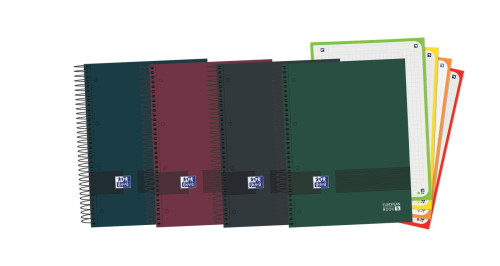 OXFORD - CUADERNO & YOU EUROPEANBOOK 4 MULTI A5+ T.EXTRADURA 120H 5X5 COLORES SURTIDO NEUTROS (Ref.400159033)