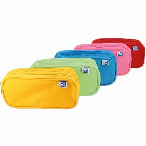 OXFORD - ESTUCHE KANGOO KIDS TRIPLE 3 CREMALLERAS POLIÉSTER C/SURTIDOS (Ref.400161345)