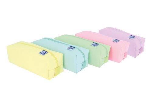 OXFORD - ESTUCHE LIVE & GO CUADRADO GRANDE ESPONJOSO C/SURTIDOS PASTEL (Ref.400159977)