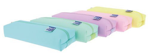 OXFORD - ESTUCHE LIVE & GO RECTANGULAR MEDIANO ESPONJOSO C/SURTIDOS PASTEL (Ref.400159975)