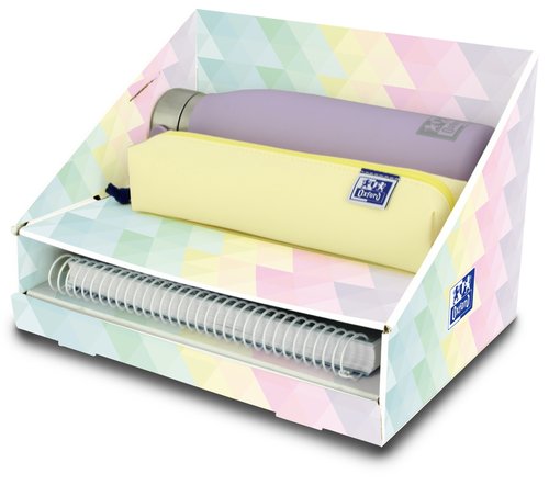 OXFORD - KIT TEENS EUROPEANBOOK4+ESTUCHE KANGOO+BOTELLA ISOTERMICA RUNBOTT COLORES PASTEL SURTIDOS (Ref.400169568)