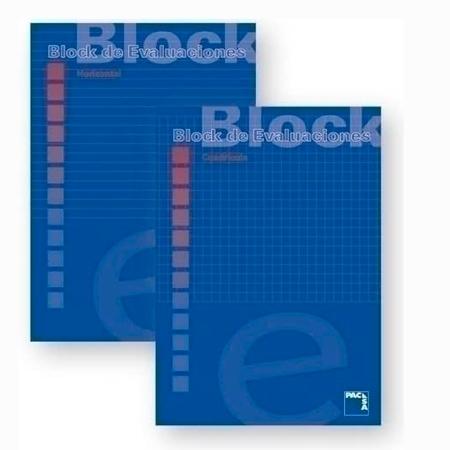 PACSA - BLOCK DE EVALUACIONES A4 50h HORIZONTAL (Ref.18755)