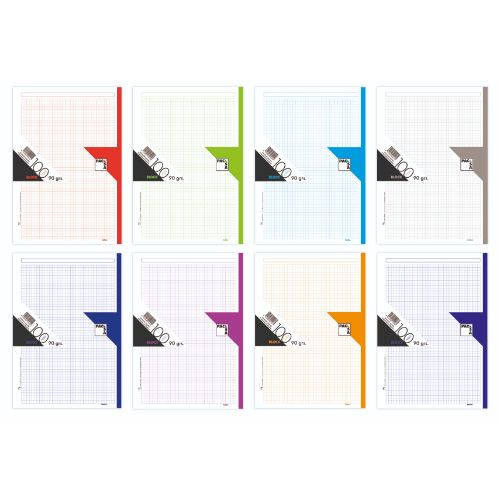 PACSA - RECAMBIO DE COLORES 90 GRS. A-4 (210X297MM.) 100 HOJAS COLOR TURQUESA (Ref.21040)