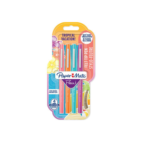 PAPER MATE - FLAIR M. TROPICAL VACATION BL4 (Ref.2032363)