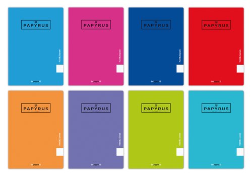 PAPYRUS - LIBRETA A5+ 48h 90g PP LISO COL.SUR. (Ref.88431699)