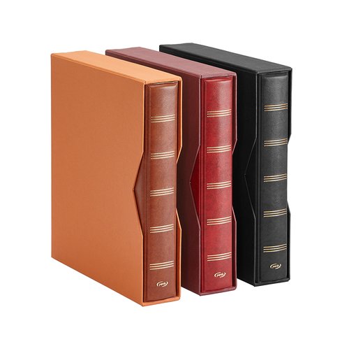 PARDO - ALBUM de BILLETES 4 anillas UNIVERSAL NEGRO (Ref.134001)