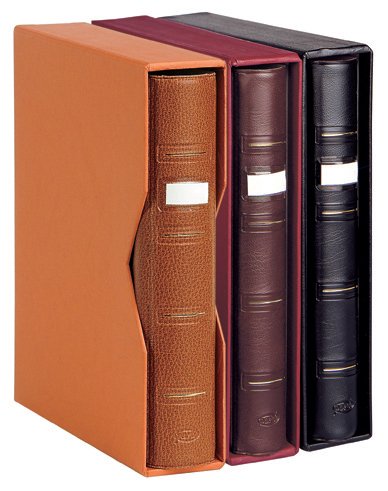 PARDO - ALBUM de MONEDAS 4 anillas UNIVERSAL con CAJETIN MARRON (Ref.75006)