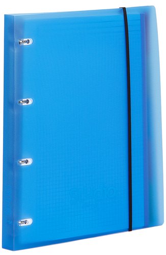 PARDO - CARPEBLOC STUDIO STYLE A4 4 an.20mm con REC.100 hj. 90 gr. y SEPARADORES AZUL (Ref.822503)