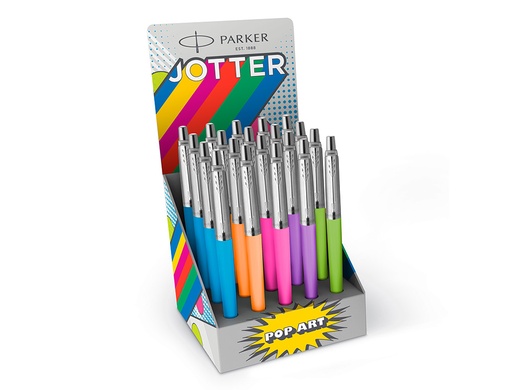 PARKER - BOLIGRAFO JOTTER ORIGINALS POP ART EDICION ESPECIAL EXPOSITOR DE 20 UNIDADES COLORES SURTIDOS (Ref.2141360)