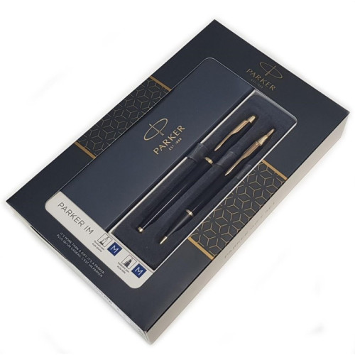 PARKER - SET DUO PUMA + BOLÍGRAFO IM LACA NEGRO GT (Ref.2093216)