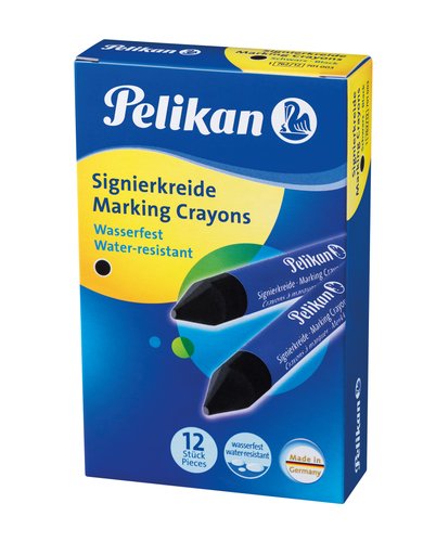 PELIKAN - CERA MARCADORA BLANDA 772 NEGRO (CAJA de 12) (Ref.701060)