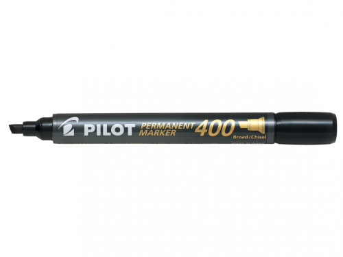 PILOT - MARCADOR PERMANENTE MARKER SCA-400 BISELADO 4,0 mm NEGRO (Ref.SCA-400-B / NSC400N)