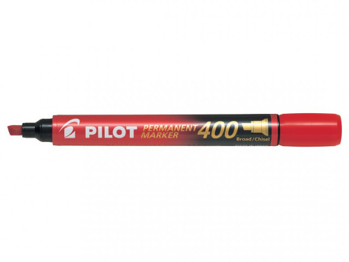 PILOT - MARCADOR PERMANENTE MARKER SCA-400 BISELADO 4,0 mm ROJO (Ref.SCA-400-R / NSC400R)