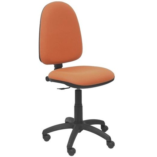 PIQUERAS Y CRESPO - SILLA AYNA REGULABLE EN ALTURA BALI MARRÓN RUEDAS DE PARQUÉ (Ref.04CPBALI363RP)