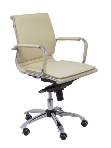 PIQUERAS Y CRESPO - SILLA PIQUERAS YESTE SIMILPIEL CREMA (Ref.255CBCR)