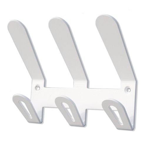 PLANNING SISPLAMO - PERCHERO PARED EC/02 3 COLGADORES COLOR BLANCO (Ref.EC/02/M3/BL)