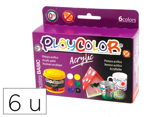 PLAYCOLOR - Acrylic Pintura acrílica 40 ml 6 pieza(s) (Ref.20521)